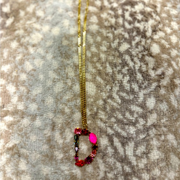 TOVA initial (D) necklace (16 inch+) - Picture 3 of 3